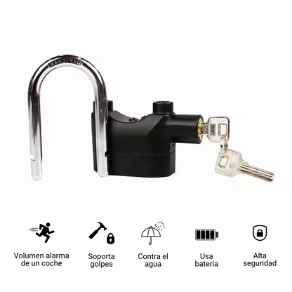 Candado Alarma Antirrobo Inteligente - ¡PROMOCIÓN Y ENVIO GRATÍS!