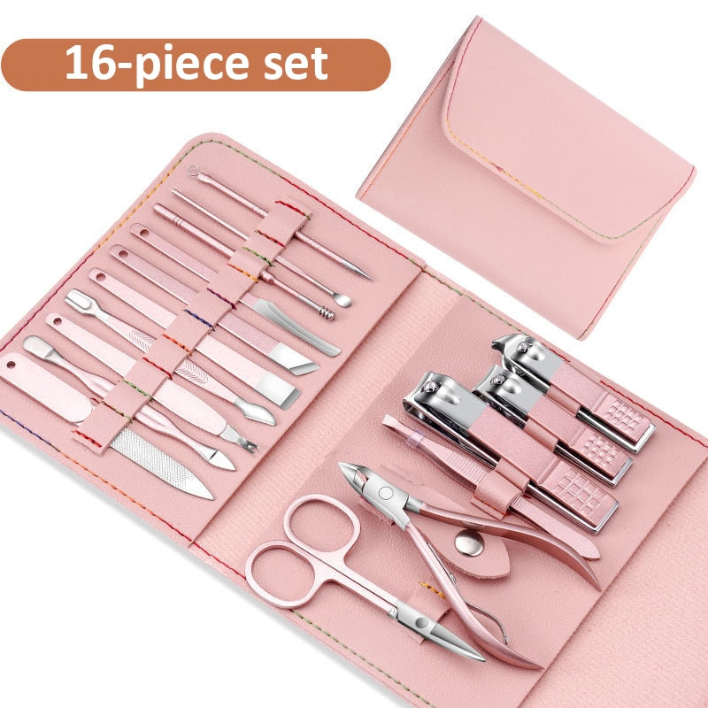 Kit Profesional Uñas de Acero Inoxidable