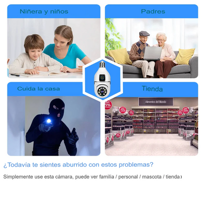 Cámara Bombillo de Seguridad WiFi