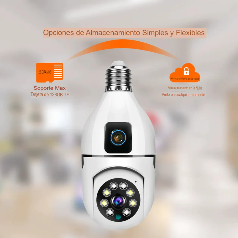 Cámara Bombillo de Seguridad WiFi