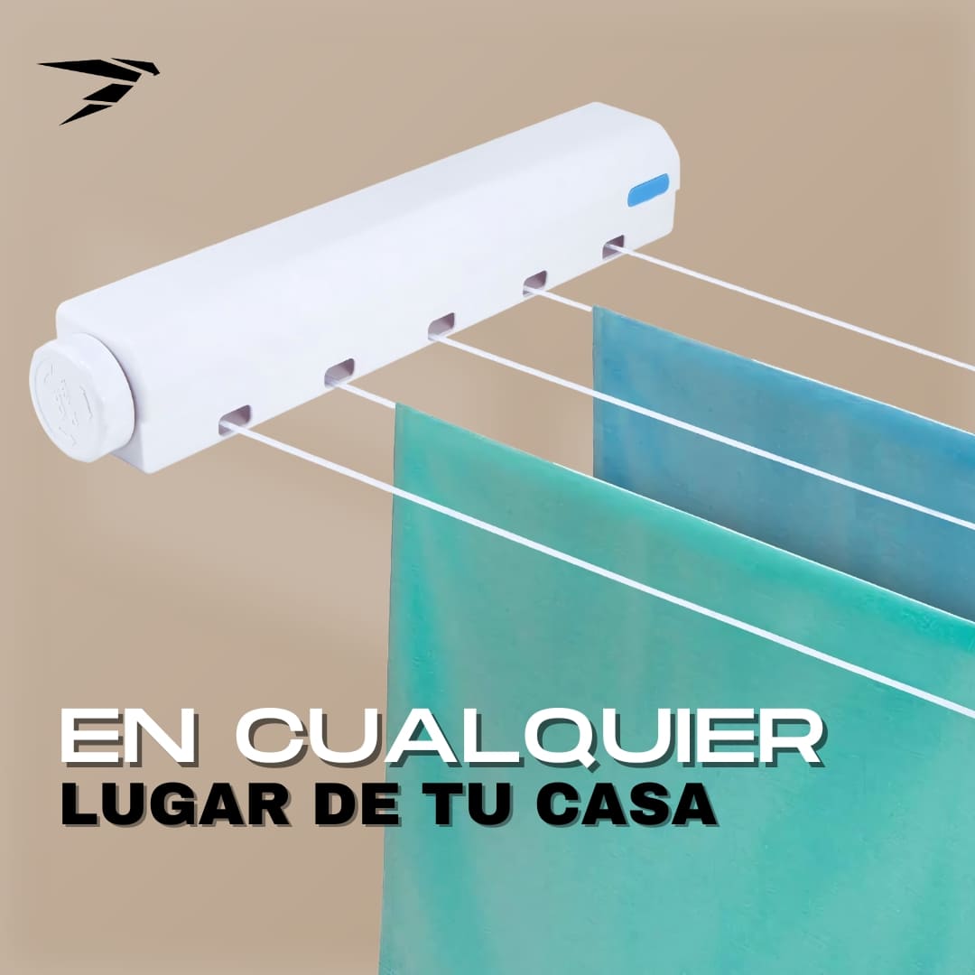 Tendedero Retráctil Compacto