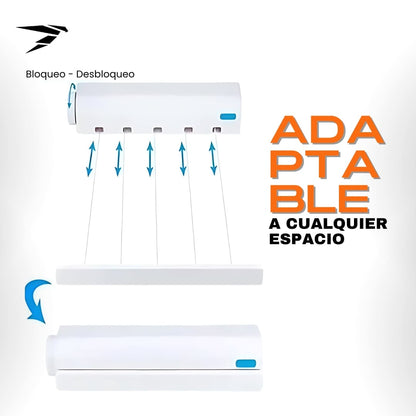 Tendedero Retráctil Compacto
