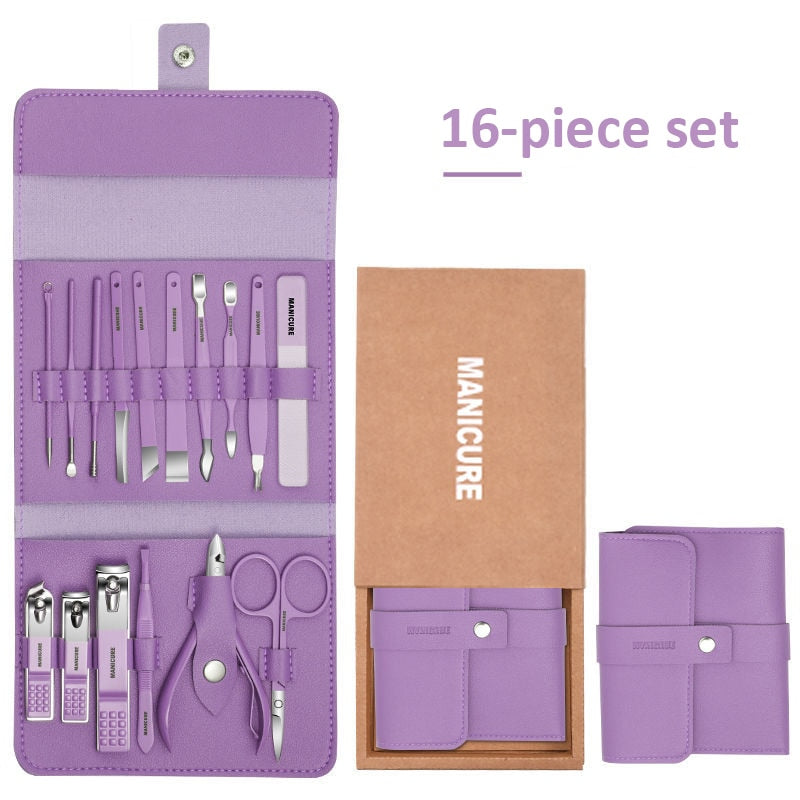 Kit Profesional Uñas de Acero Inoxidable