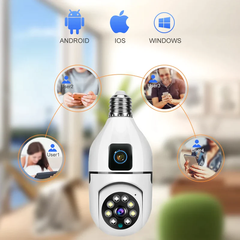Cámara Bombillo de Seguridad WiFi